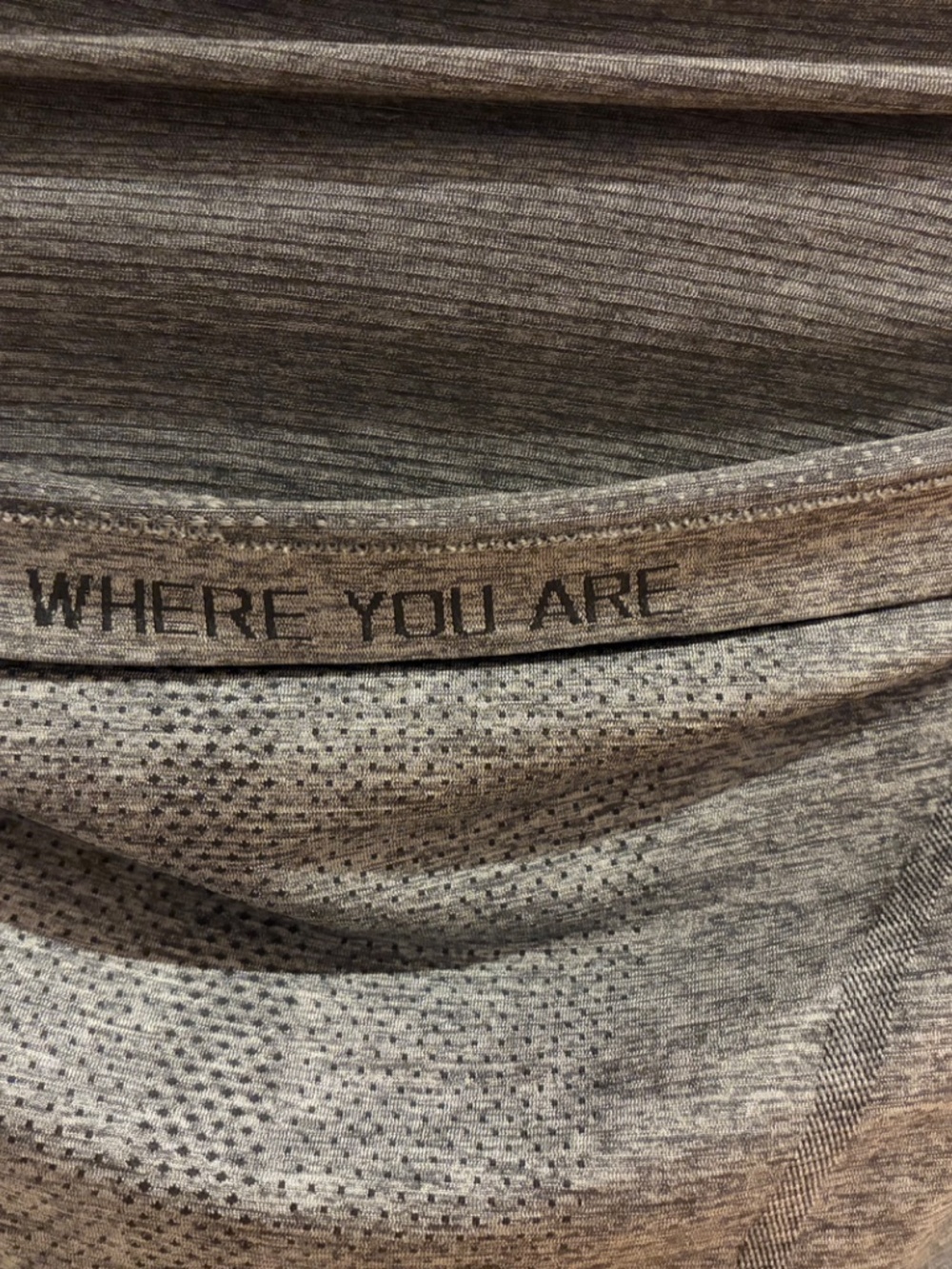 Lululemon Swiftly Tech Racerback Tank Top Heathered Slate Gray Size 8 Inscriptio - Picture 4 of 6